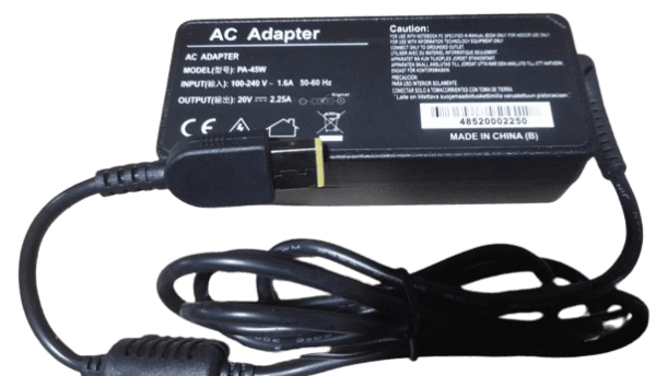 AD-LENOVO-C - LENOVO 20v-2,25amp punta cuadrada