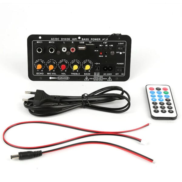 AM2701 - Tarjeta amplificadora para cabina de sonido 300w - Control remoto