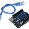 AR1001 - Tarjeta de desarrollo arduino UNO R3, chip ATMEGA328 DIP