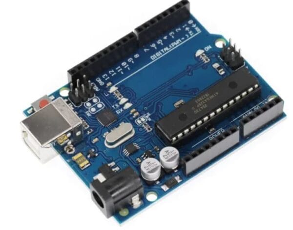 AR1001 - Tarjeta de desarrollo arduino UNO R3, chip ATMEGA328 DIP