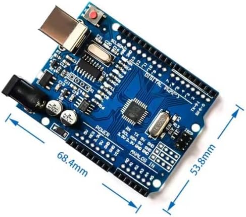 AR1001A - Tarjeta Arduino UNO R3, ATmage328P chip SMD Sin/Cable