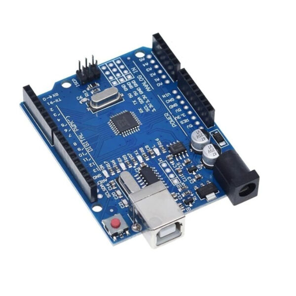AR1001A - Tarjeta Arduino UNO R3, ATmage328P chip SMD Sin/Cable