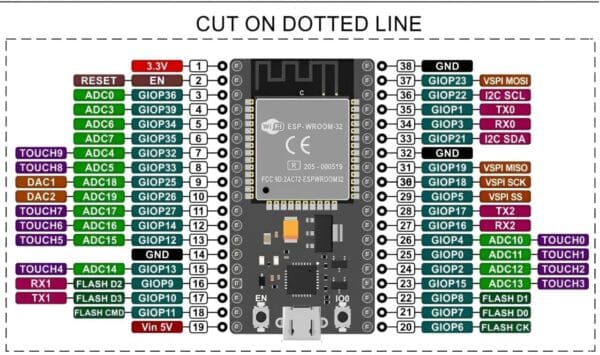 AR1008 - Tarjeta de desarrollo ESP32-C3