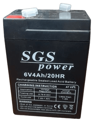 BA64 - Bateria recargable 6v - 4ah