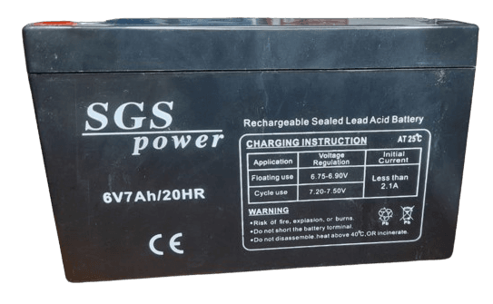 BA67 - Bateria recargable 6v - 7ah