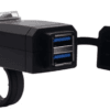 CUSB-H2 Cargador USB QC3.0 para motocicleta IP67