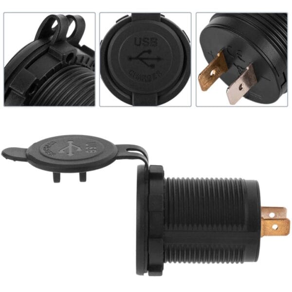 CUSB-H1 - Conector USB - (2) Entradas USB 2,1 amp - Con luz