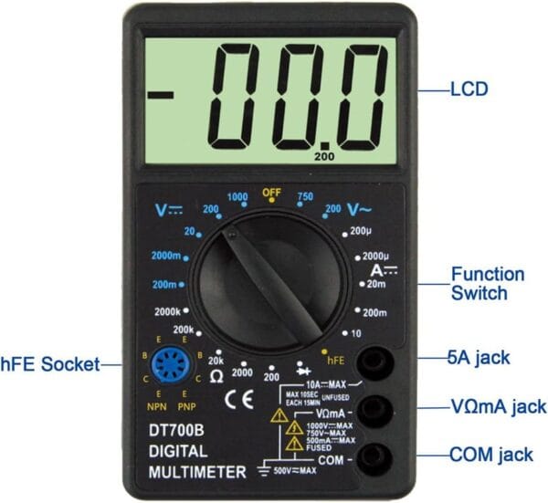 DT700B - Multimetro DT700B