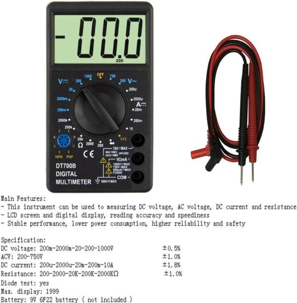 DT700B - Multimetro DT700B