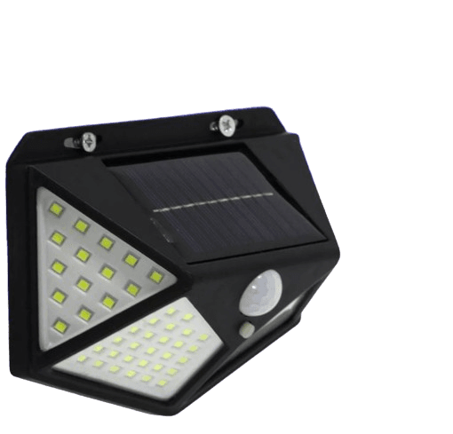 GR54A - Lampara solar de pared 100 leds