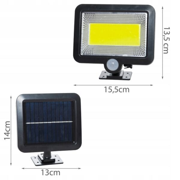 GR54B - Lampara solar de pared 100 leds