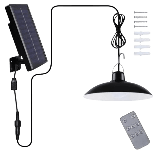 GR54D - Lampara solar de colgar C/Control
