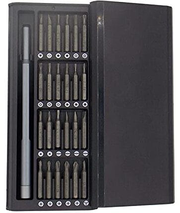KIT09 - Estuche y Puntas magnéticas para  reparación de celulares 25pcs