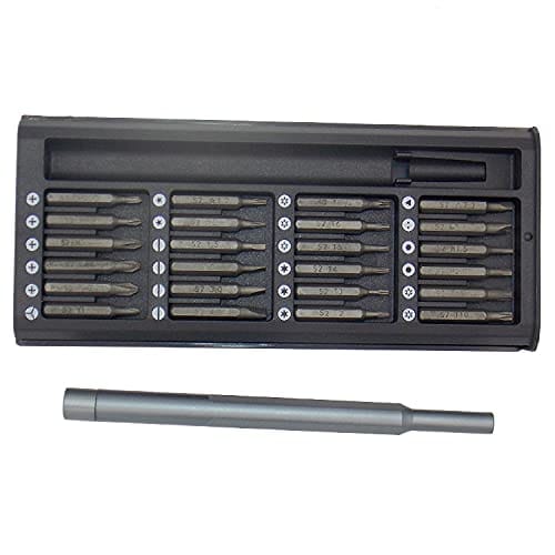 KIT09 - Estuche y Puntas magnéticas para  reparación de celulares 25pcs
