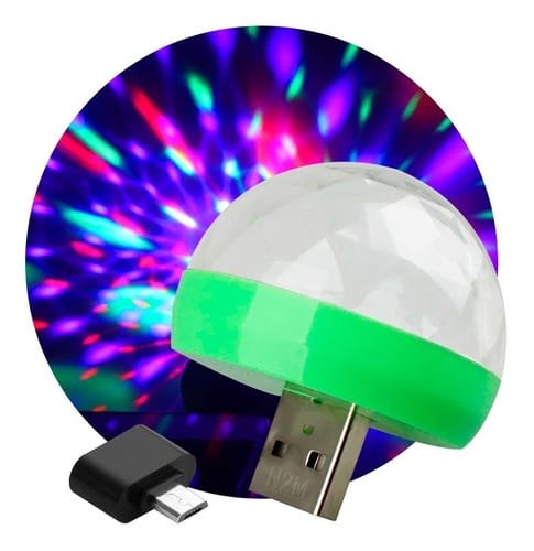 LA102B Luz Led Bola Micro USB 4w