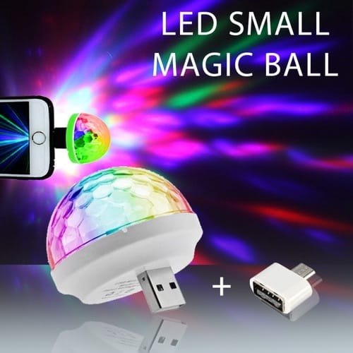 LA102B Luz Led Bola Micro USB 4w