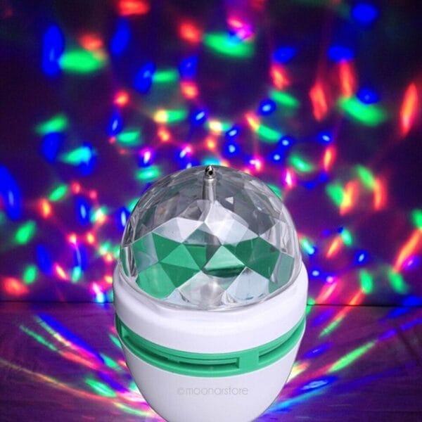 LA102 E27 6W LED Giratoria RGB