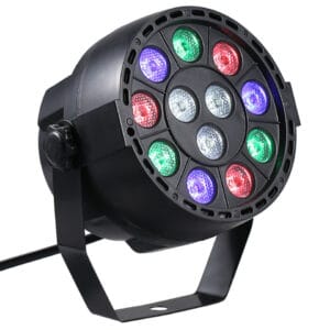 LA106 - Par Luz RGBW Iluminación de Escenario DMX 12 LEDs