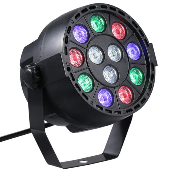 LA106 - Par Luz RGBW Iluminación de Escenario DMX 12 LEDs