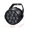 LA106 - Par Luz RGBW Iluminación de Escenario DMX 12 LEDs