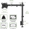 SP104 -  Soporte para Monitores escritorio  17" ~ 32"