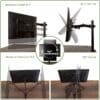 SP104 -  Soporte para Monitores escritorio  17" ~ 32"