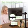 SP104 -  Soporte para Monitores escritorio  17" ~ 32"