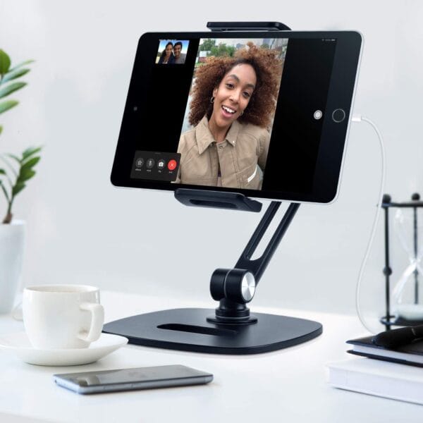 SP106B - Soporte celular o tablet escualizable  para escritorio