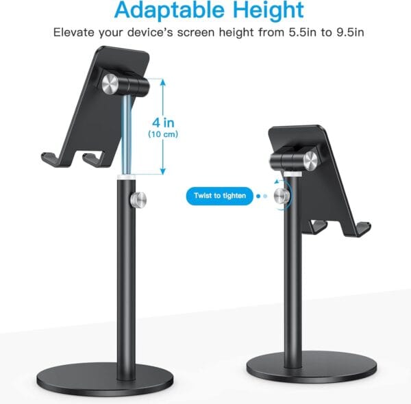 SP106 - Soporte celular o Tablet para escritorio 2 alturas
