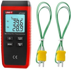 UT320D - Termómetro dual mini doble contacto UT320D