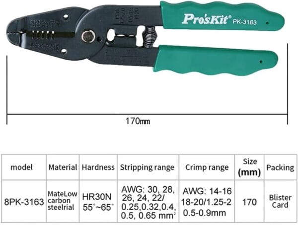 PK 8PK-3161 - Pelacable 7 en 1 Pro´sKit