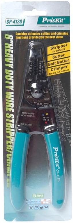 PK CP-412G - Pelacables - Cortador - Ponchadora Pro´sKit