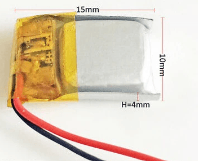 BA3704 - Bateria de Litio cuadrada PL 401015 3.7v - 40ma