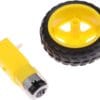MCR02 - Llanta con Motor de engranajes 3-12V DC