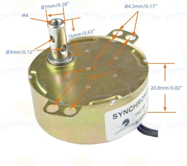 MOT05-2 - Motor eléctrico AC 110v - 30rpm