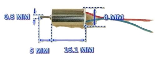 MOT08 - Motor con hélice DC 3V 3.7V