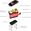 MOT1003 - Servo Motor de alto torque 20Kg