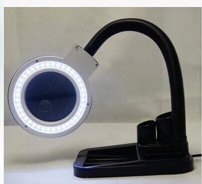 LU03 - Lupa de mesa con luz LED, entrada de  110v