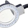 LU03 - Lupa de mesa con luz LED, entrada de  110v