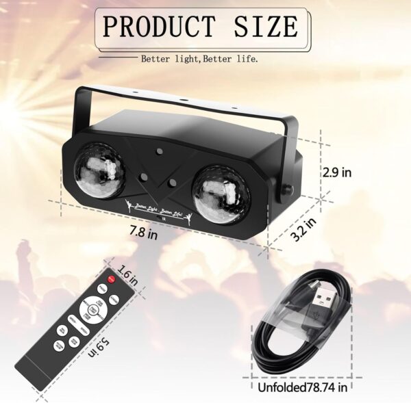 LA212A_1 LA212A - Juego de luces doble con láser 3 en 1