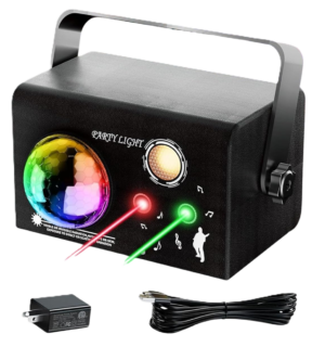 LA212B - Juego de luces estroboscopica con laser