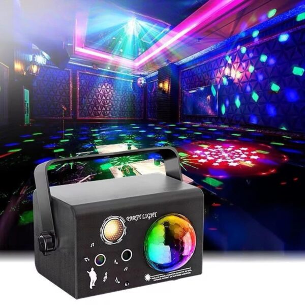 LA212B - Juego de luces estroboscopica con laser