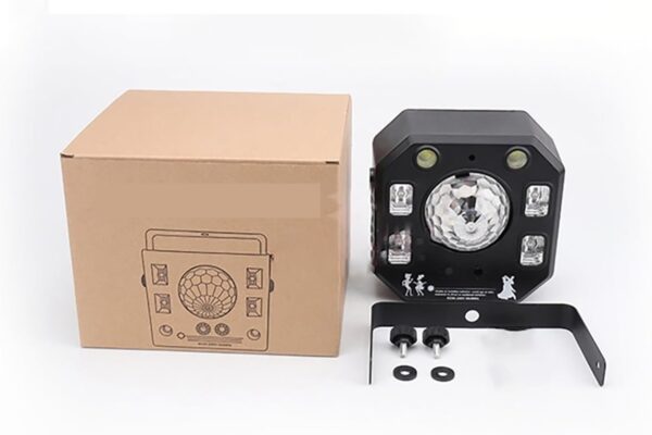 LA212C - Juego de luces 4 en 1, luces, strober, laser, barra led