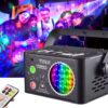 LA212E - Juego de luces 4 en 1, luces, strober, laser, barra led
