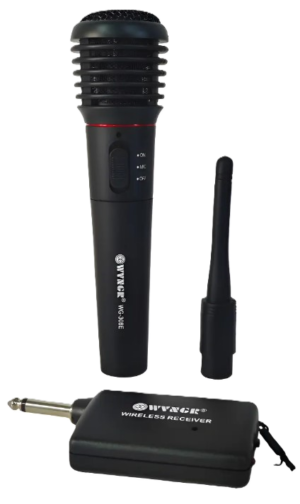 MA104 - Micrófono Inalámbrico Alambrico 2en1 Profesional Karaoke WVNGR