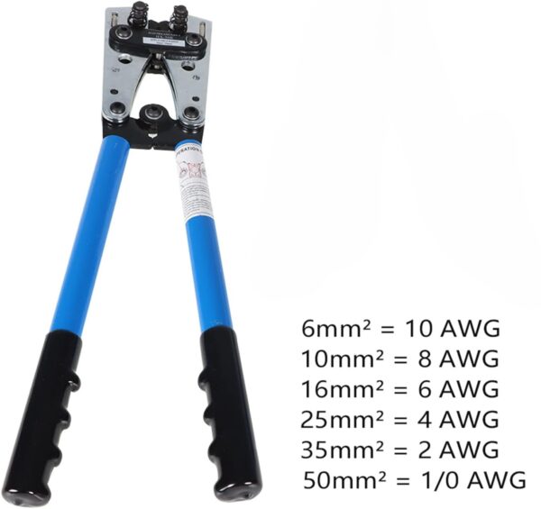 PCH4 - Ponchadora para terminales 6mm-50mm ~ 10awg-0awg HX-50B