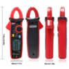 UT210D - Mini Pinza Amperimétrica UT210D UNI-T, CA 600amp AC/DC 600v