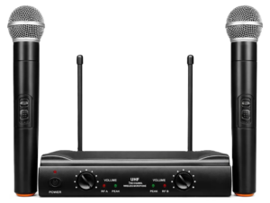 MA203A MA203A - Kit De Micrófonos Inalámbricos UHF Profesionales Wu-828 HD