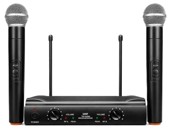 MA203A MA203A - Kit De Micrófonos Inalámbricos UHF Profesionales Wu-828 HD