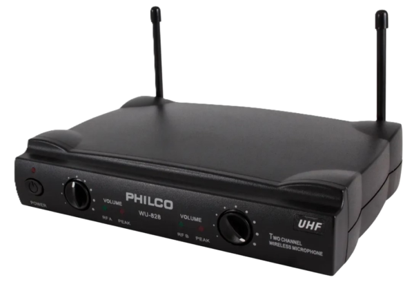 MA203A_2 MA203A - Kit De Micrófonos Inalámbricos UHF Profesionales Wu-828 HD